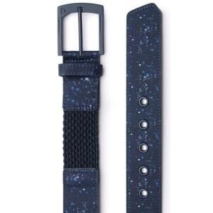Cuater By Travis Matthew Golf Hybrid Stretch Belt Size 38 Blue Adventure Log